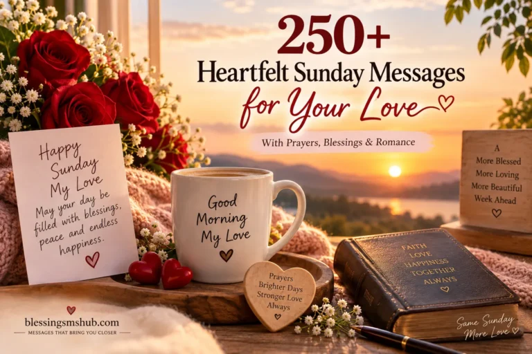 250+ Heartfelt Sunday Messages for Your Love, With Prayers, Blessings & Romance
