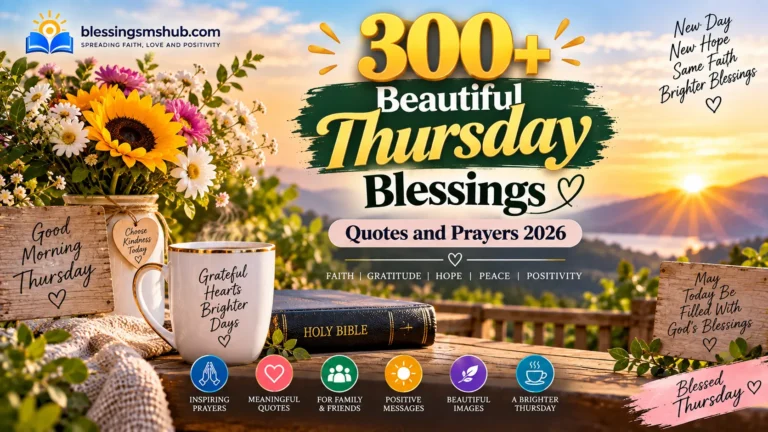 300+ Beautiful Thursday Blessings, Quotes & Prayers for 2026