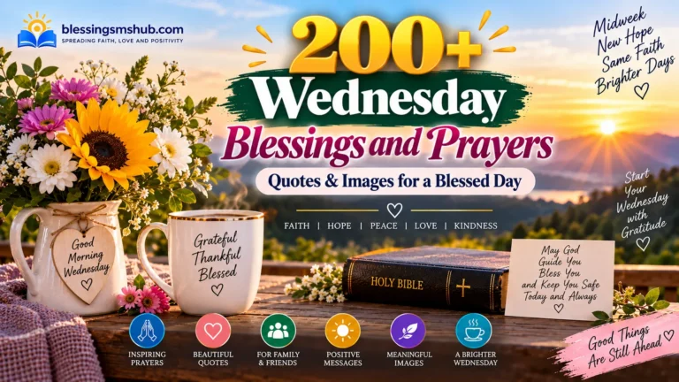 200+ Wednesday Blessings and Prayers, Quotes & Images for a Blessed Day