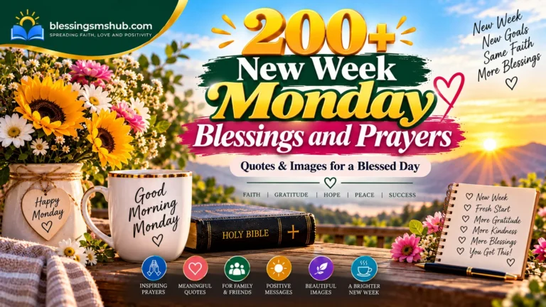 200+ New Week Monday Blessings, Prayers, Quotes & Images