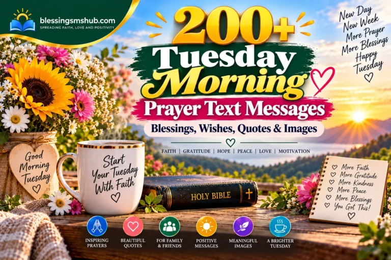 200+ Tuesday Morning Prayer Text Messages, Blessings, Quotes & Images